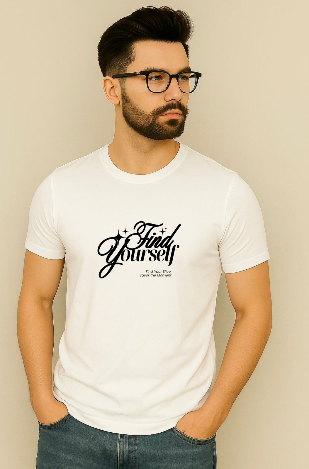 Find yourself round neck tshirt