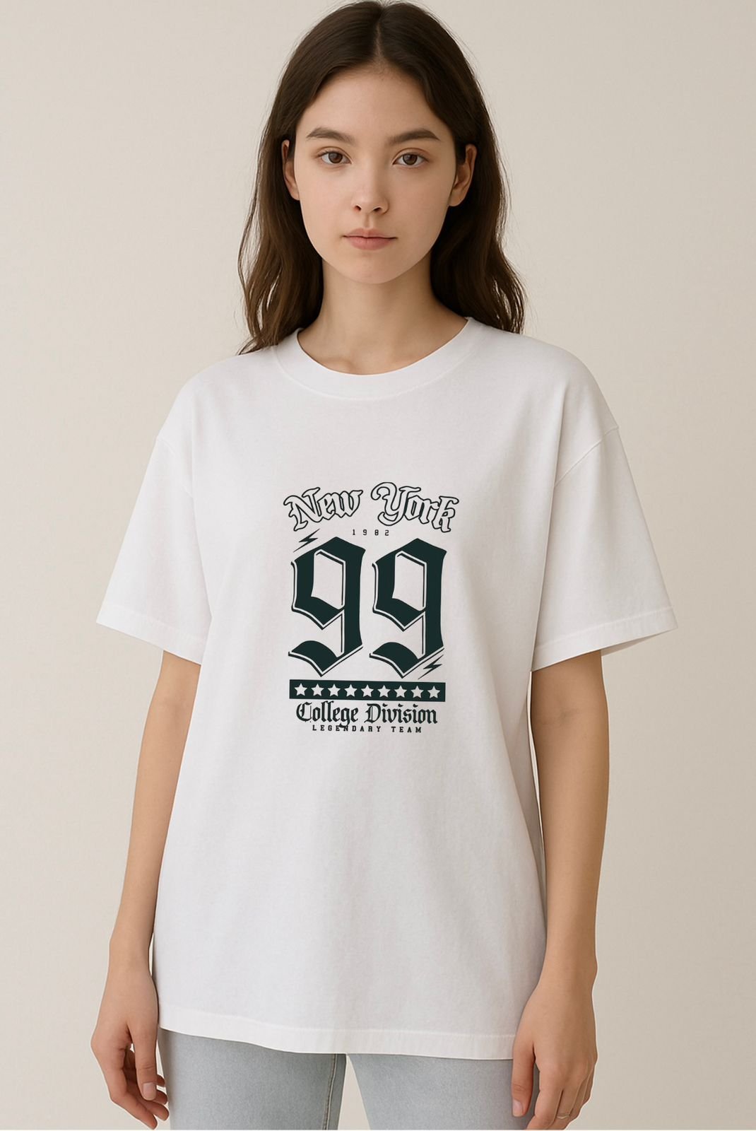 New York 99 College Division Oversize T-Shirt